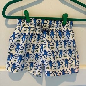 Roller Rabbit Monkey Swim Trunks